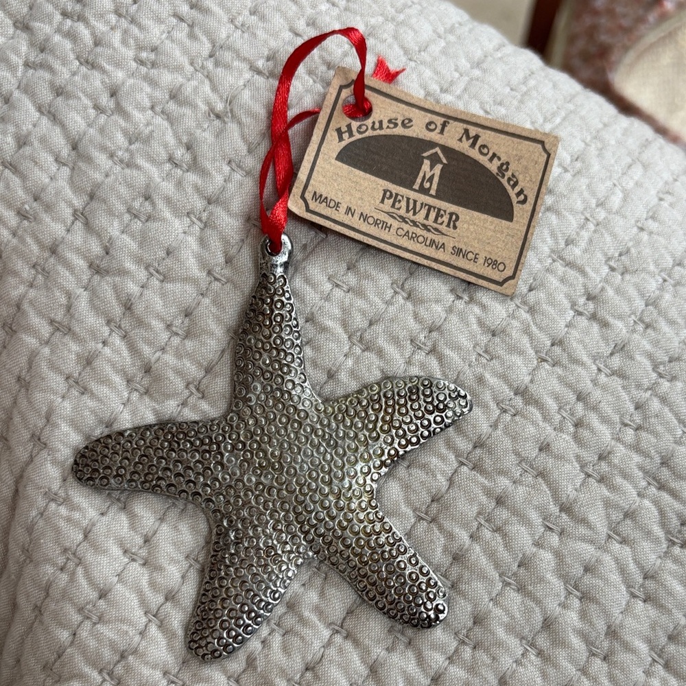 Pewter Starfish Ornament House of Morgan